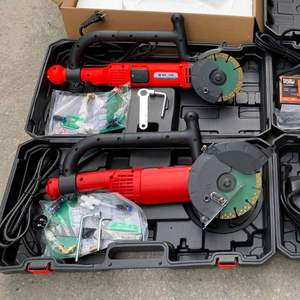 Rainureuse murale électrique 169 2300W, machine à rainurer portative avec lame de 150-170mm pour travaux de rainurage sur béton et briques - Product Image 6