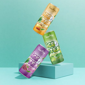 INTERFRESH 500ml Green <b>Ice</b> Tea with Lychee Orange Flavor Peach Tea Beverage Manufacturer Packaged in Bottle - Product Image 3