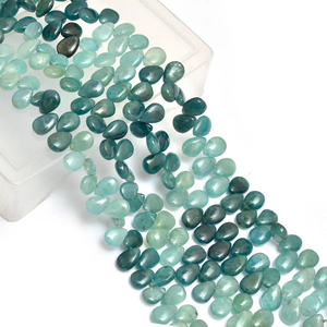 Cuentas lisas de granidierita AAA de 7x10 mm, forma de pera, granidierita natural, piedra semipreciosa, cuentas sueltas para la fabricación de joyas. - Product Image 2