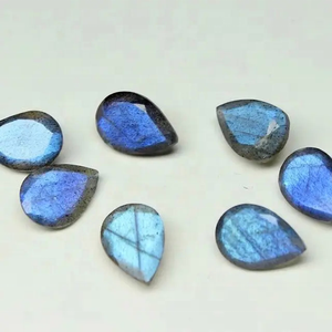 Piedra Preciosa Suelta Calibrada de Labradorita Natural de Alta Calidad de 5 mm y 7 mm, Corte Facetado en Forma de Pera, para la Fabricación de Joyas, Proveedor Mayorista a Granel - Product Image 3