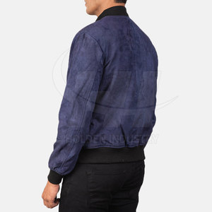 Veste en cuir de baseball légère et tendance, style décontracté, veste en cuir de baseball personnalisée - Product Image 3