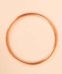 Brazalete de Latón Martillado con Logotipo Personalizado, Pulseras Chapadas en Oro, Fabricante Mayorista, Brazalete de Alta Calidad, Moderno, F S INTERNATIONAL - Product Image 3