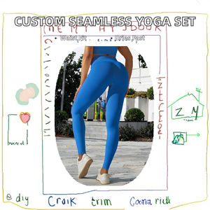 Legging de sport compressif pour femme, taille haute, imprimé léopard, longueur genou, en coton et fibre de bambou respirants, personnalisé - Product Image 2