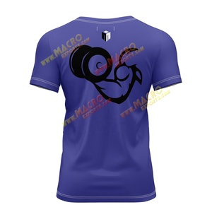 เสื้อยืดออกกำลังกายแบบทอพิเศษ ลายหัวกะโหลกกัดดัมเบล สำหรับนักยกน้ำหนัก นักเพาเวอร์ลิฟท์ และคนรักฟิตเนส ผ้าฝ้าย 96% สแปนเด็กซ์ 4% ระบายอากาศได้ดี - Product Image 5