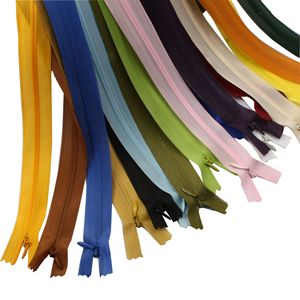 Wholesale Custom #3 Nylon Lace Invisible <b>Zipper</b> with Tear Drop Puller Pillow Cushions <b>Zipper</b> - Product Image 4