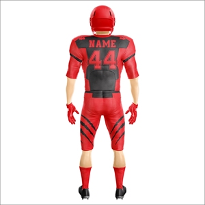 Premium Custom Tackle Football Uniform Team <b>Name</b> Printed Half Lightweight Stretch Jersey Pants Set Reinforced Stitching Teamwear - Product Image 3