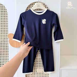 Ensemble de pyjama en viscose à manches longues pour enfants SeunKids, vêtements de nuit légers et doux, fabricant vietnamien - Product Image 4
