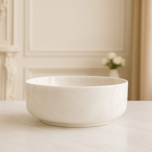 Bol de service contemporain en résine écologique, design minimaliste, taille personnalisable, finition lisse, résistance durable pour un usage quotidien - Product Image 2