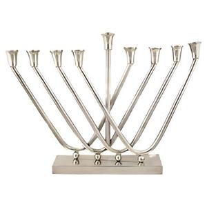 Menorah Plateada de Diseño Único, Recién Llegada, para el Hogar, Villas, Iluminación de Mesa, Uso Decorativo, Portavelas de Hanukkah - Product Image 5