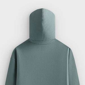 เสื้อฮู้ดดี้ผู้ชายสีพื้น แขนยาว เนื้อผ้านุ่ม สวมใส่สบาย เหมาะสำหรับผู้ซื้อขายส่ง ทันสมัยและลำลอง - Product Image 5