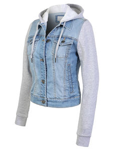 Chaqueta Vaquera para Mujer, Abrigo de Lujo - Product Image 2