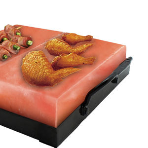 Venta al por mayor de losas de sal rosa del Himalaya natural tallada, bandejas de hierro para cocinar, azulejos de sal del Himalaya, ladrillos de sal hechos a mano, fabricación de sal. - Product Image 5