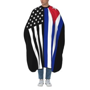 Capa de Peluquería Personalizada con Logotipo y Marca, Negra, Impermeable, de Nailon, Poliéster y Satén, Cómoda, para Salón de Belleza y Barbería, con Detalles Metálicos - Product Image 2