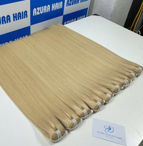 ผมแท้จากชาวเวียดนามช่อผมมนุษย์แบบไม่ผ่านการแปรรูปผมต่อทำสีสำหรับต่อผม100% - Product Image 1