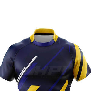 Camiseta de Rugby Personalizada para Hombre, Uniforme de Equipo Transpirable de Poliéster, Camiseta de Rugby al por Mayor con Diseño Personalizado, Uniforme Deportivo Sublimado - Product Image 6