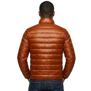 Men Puffer <b>Jacket</b> Lightweight Quilted Full Zip Stand Collar Padded School Wear <b>Warm</b> Casual Custom OEM Wholesale Manufacturer - Product Image 3