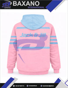 Robe à capuche oversize unie Jack And Jill Of America JAJOA Sorority – Grande taille, respirante, infroissable, style streetwear automne - Product Image 5