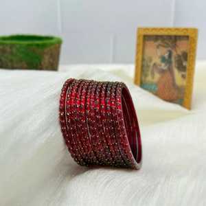 Pakistani Handmade Professional Stainless Steel <b>Copper</b> Alloy Trendy Wedding Rain Drop Kashmiri <b>Bangles</b> for Women's Wholesale - Product Image 4