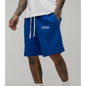 Pantalones Cortos Deportivos Casuales para Hombre al por Mayor, para Maratón, Entrenamiento, Diseño Sólido, Verano, Algodón y Poliéster - Product Image 1