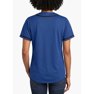 Chemise de baseball pour femme à boutons, style streetwear, à manches courtes - Product Image 2