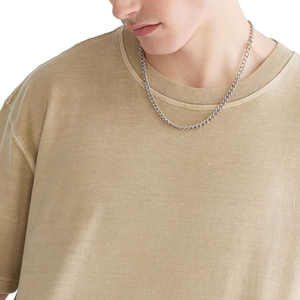 เสื้อยืดลำลองทรงบ็อกซี่ แขนสั้น สำหรับผู้ชาย ใส่สบายๆ ในฤดูร้อน ทรงโอเวอร์ไซส์ ไหล่ตก เสื้อยืดทรงบ็อกซี่สำหรับเด็กผู้ชาย - Product Image 5