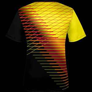 Nouveau maillot de tennis pour homme fabriqué en usine, dernier style, entièrement imprimé numériquement, taille personnalisée, ensembles d'uniformes sportifs en polyester - Product Image 4
