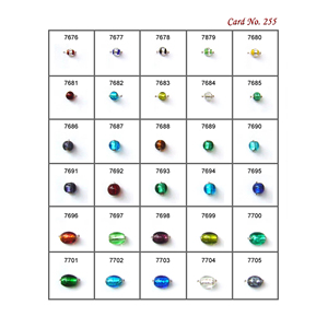 Perles en verre rondes de petite taille en cristal pour la fabrication de bijoux, perles au design unique pour la fabrication de bracelets, prix de vente de Noël - Product Image 1