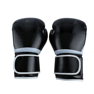 Guantes de Boxeo de Piel Sintética PU Impermeables con Logotipo Personalizado, con Cierre de Velcro y Cordones, para Entrenamiento de Sparring de Muay Thai para Adultos, 10oz 16oz - Product Image 2