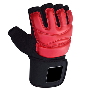ผลิตถุงมือ MMA หนัง PU คุณภาพสูงแบบกำหนดเอง พร้อมโลโก้ส่วนตัว ระบายอากาศได้ดี สำหรับผู้ชาย มีเชือกผูก  จำหน่ายแล้ววันนี้ - Product Image 2