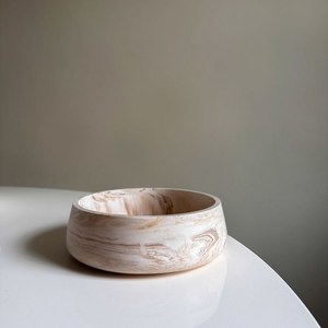 Epoxy resin <b>decorative</b> bowl handmade fruit serving bowl glossy finish modern <b>kitchen</b> decor centerpiece unique gift <b>item</b> - Product Image 4