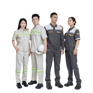 Ensemble de vêtements de travail sur mesure pour chantier, pantalon cargo, vêtements de travail pour ouvriers d'usine, combinaison de soudage - uniforme d'usine FMF - Product Image 1