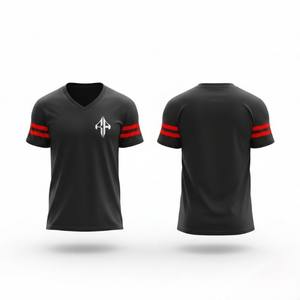 Camiseta de Fútbol Americano de Verano de Alta Calidad, Cuello en V, Color Sólido, 100% Poliéster Transpirable, Marca RIVIAN ATLANTIC - Product Image 1