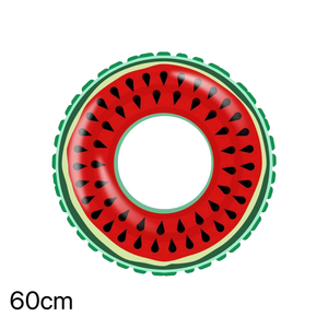 Flotador Inflable de PVC con Forma de Sandía de 60 cm de Grosor, Portátil, Plegable y Resistente para Niños de 2 a 4 Años, Ideal para Actividades de Verano - Product Image 2