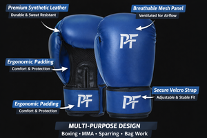 Guantes de Boxeo Profesionales con Logotipo Personalizado, Transpirables, de Cuero PU, con Cierre de Gancho y Bucle, para Entrenamiento y Sparring, MMA, Muay Thai - Product Image 5