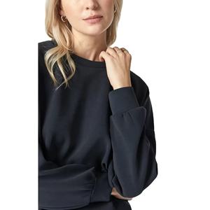 Professional Printed Logo Blank Casual Knitted Cotton Polyester Pullover High Quality <b>Women's</b> Sweatshirt Breathable Winter OEM - Product Image 6