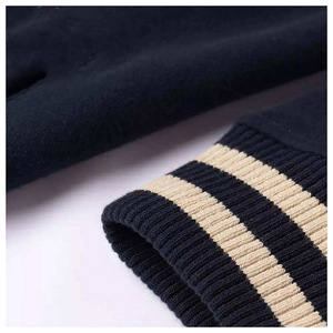 แจ็คเก็ตเบสบอลไซส์ใหญ่รุ่นล่าสุด ราคาถูก ปักโลโก้แบบกำหนดเอง แจ็คเก็ต Letterman Varsity สำหรับผู้ชาย - Product Image 5