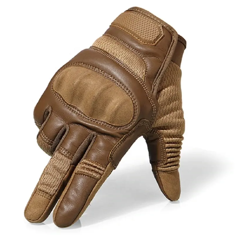 Touchscreen PU Leather Motorcycle Full Finger Gloves Protective Gear Racing Biker Riding Motorbike Motocross Gloves
