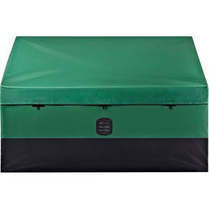 Contenitore da Esterno Impermeabile in PE da 100 Galloni con Telaio Zincato, Protezione per Ogni Condizione Atmosferica, Portatile per Uso su Terrazza e Patio - Product Image 1