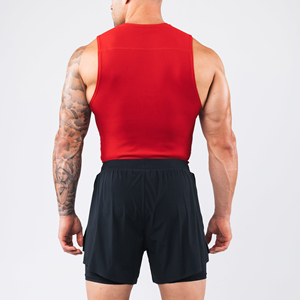 เสื้อกีฬาออกกำลังกาย/ฟิตเนส คอกลม แขนกุด ไหล่กว้าง สวมใส่สบายๆ - Product Image 5