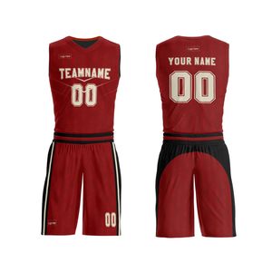 Teamname Basketball Uniforms Sublimated V-Neck Sleeveless Mesh Jersey with Elastic Waist <b>Shorts</b> Breathable Unisex Adult - Product Image 6