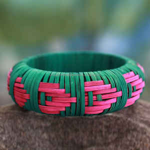 2025 nueva moda Color caramelo cordón redondo brazalete de rap para mujeres niñas Vintage apilamiento joyería regalos - Product Image 2