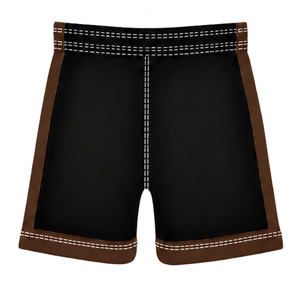 Ensemble short et maillot de football marron respirant – Tenue d'entraînement athlétique pour équipe – Vêtements de sport haute performance - Product Image 6