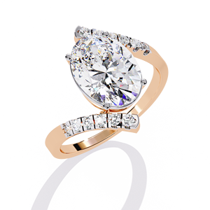 แหวนเพชรทรงวงรี 2 กะรัต E VVS VS เพชรเลี้ยงในห้องปฏิบัติการ ตัวเรือนทองคำแท้ 14K ดีไซน์คลาสสิกสำหรับงานหมั้น งานแต่งงาน และวันครบรอบ กำลังขายดี - Product Image 5