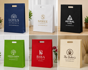 Sac fourre-tout D-Cut vert pour le shopping et les événements, réutilisable, en gros, pour l'emballage de marchandises et la vente au détail - Product Image 4