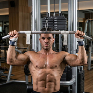 Strength Training Bodybuilding Fitness Accessories Cotton Weight Lifting Straps Custom Neoprene Padding for Gym Lifting Straps - Product Image 3