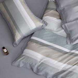 Juego de sábanas con estampado de microfibra 1800, tamaño Queen, antiarrugas, resistente a las manchas, hipoalergénico, 4 piezas, Color blanco, poliéster - Product Image 4