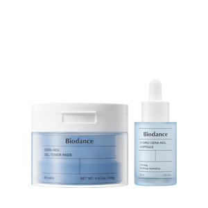 Ensemble apaisant ultra-hydratant Biodense coréen, soin du visage de haute qualité avec des ingrédients à l'acide hyaluronique, emballé en flacons - Product Image 1