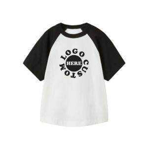 เสื้อยืดเด็กชายแขนเร็กแลน พิมพ์ลาย สวมใส่สบาย ระบายอากาศได้ดี ทรงโอเวอร์ไซส์ สไตล์ลำลอง สตรีทแวร์ ไหล่ตก - Product Image 1