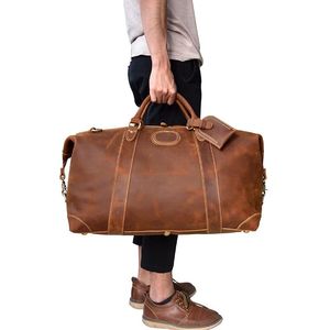 Bolsa de Viaje de Cuero Vintage Eira - Product Image 6