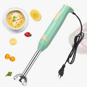 <span class=keywords><strong>Mixeur</strong></span> Plongeant Électrique 300W pour Smoothies, Aliments pour Bébé et Soupes - Hachoir Manuel pour Légumes - Product Image 1